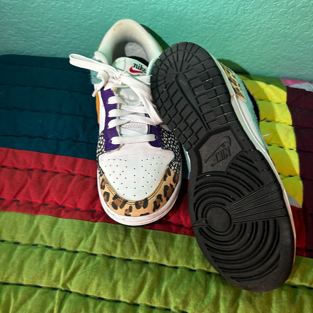 Women’s Dunk Low Nike safari mix size 6.5 - Picture 6 of 9
